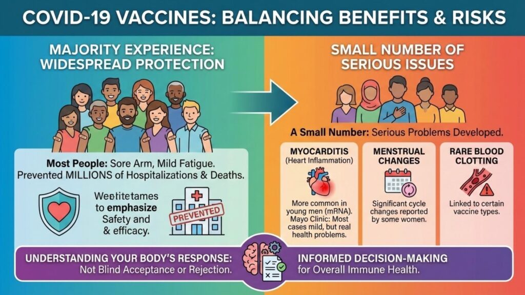 covid-19 vaccines: balancing benefits and risks