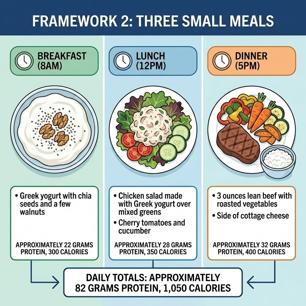 Framework 2: three small meals